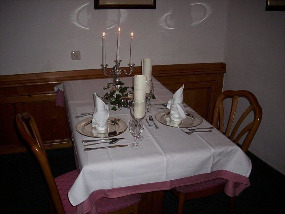 Schön gedeckter Tisch Hotel Markgraf