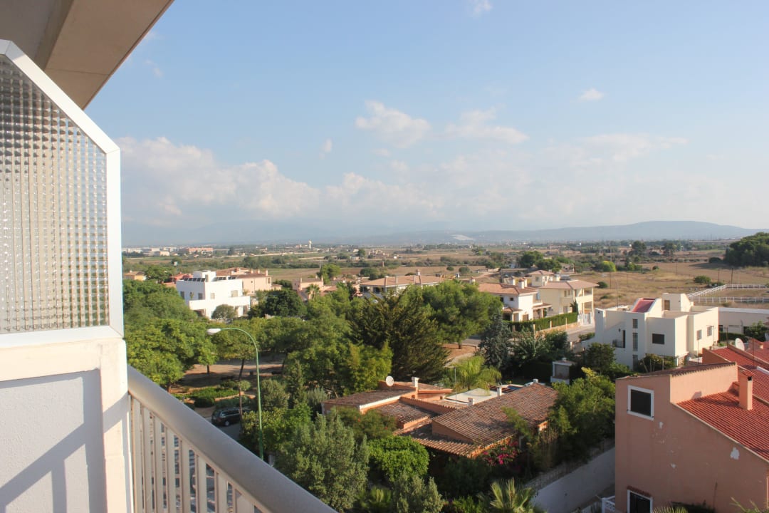 Ausblick vom Balkon 5. Etage Hotel Cosmopolitan