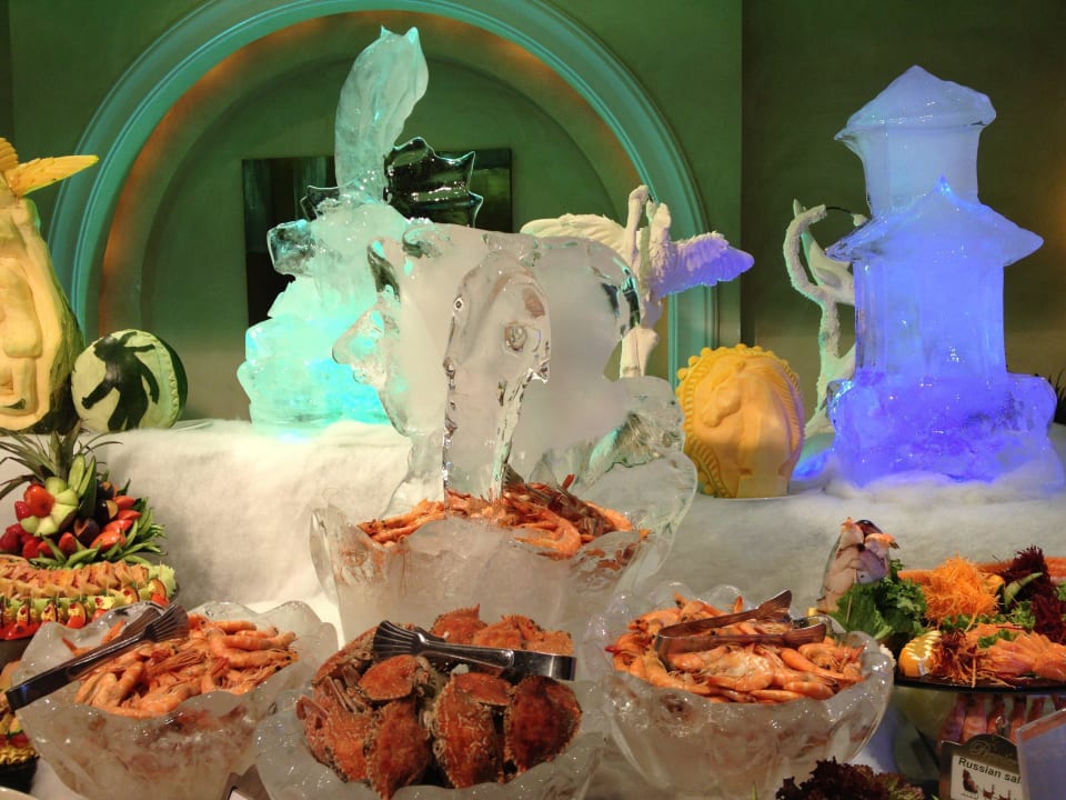 Leckere Schalentiere am Heiligabend Premier Le Reve Hotel & Spa