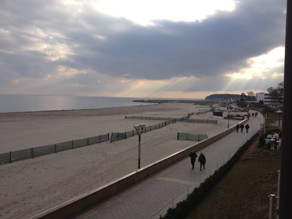 Ausblick nach Westen Strandhotel Grömitz