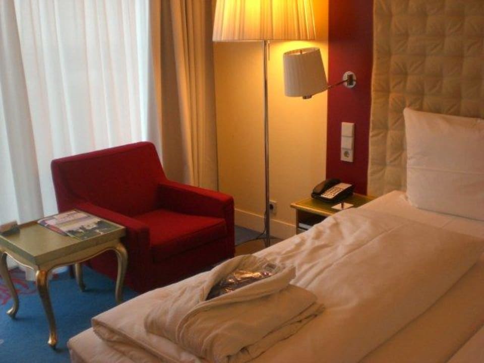 Schlafzimmer Radisson Blu Hotel Frankfurt