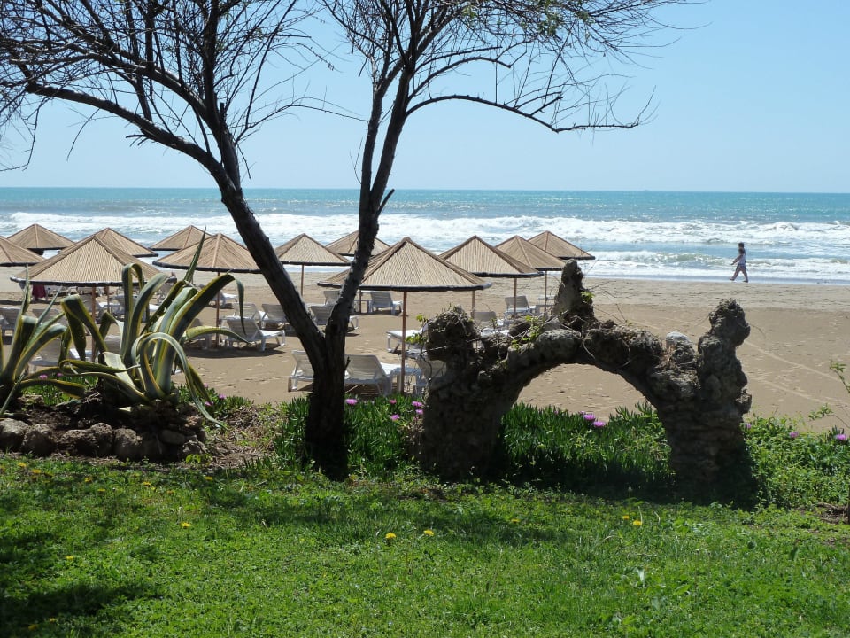 Blick von der Strandbar Hotel Defne Garden