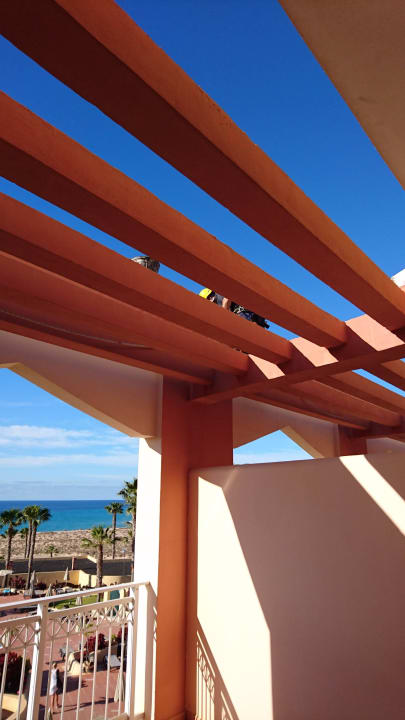 Bauarbeiten am balkon H10 Playa Esmeralda - Adults only