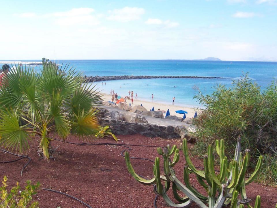 Weg am Strand Hotel H10 Lanzarote Princess
