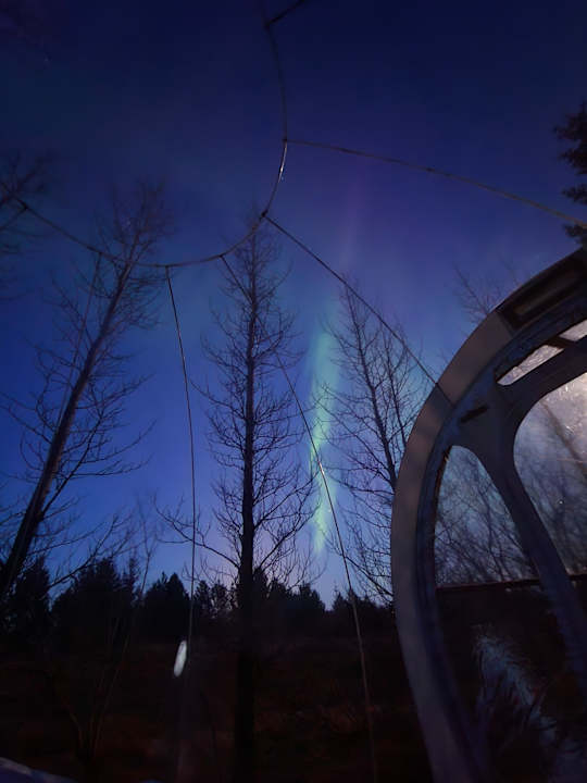 Ausblick Buubble Hotel - Hrosshagi