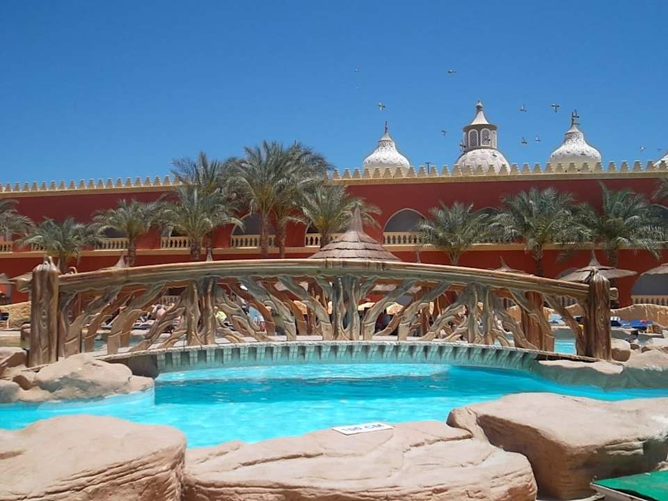 Hauptpool Pickalbatros Alf Leila Wa Leila Resort - Neverland Hurghada