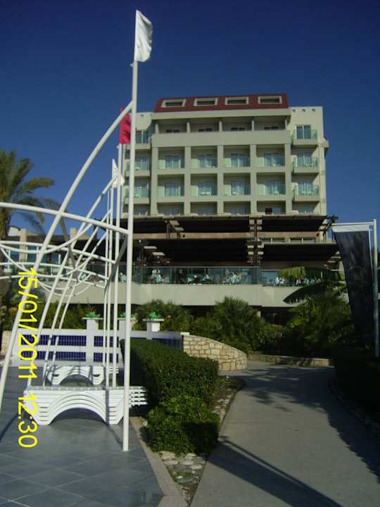 Blick von der Strandbar zum Block 9 Sealife Buket Resort & Beach