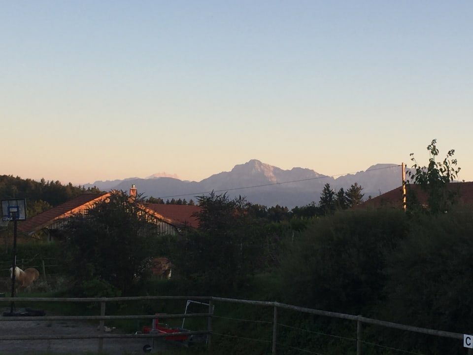 Ausblick Höglerhof  Ferienwohnung Westenburger