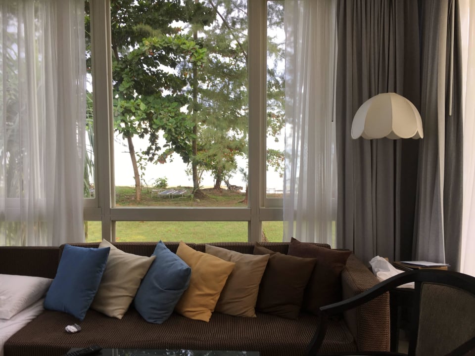 Ausblick vom Beach Bungalow Kantary Beach Hotel - KHAO LAK