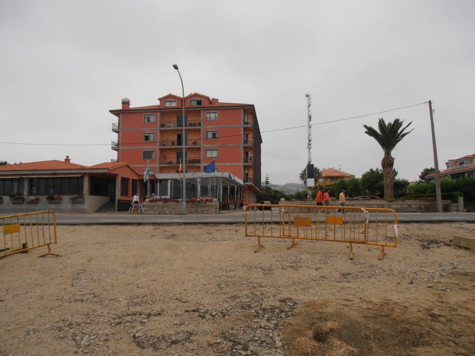 Ansicht vom Strand Hotel Delfin Azul