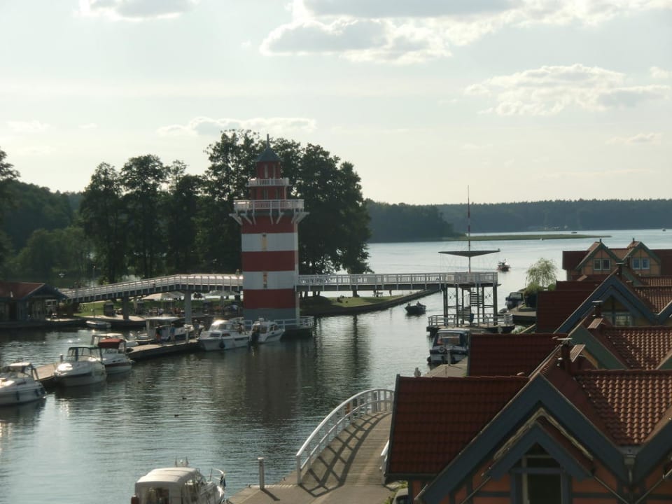 Ausblick vom Zimmer Precise Resort Hafendorf Rheinsberg
