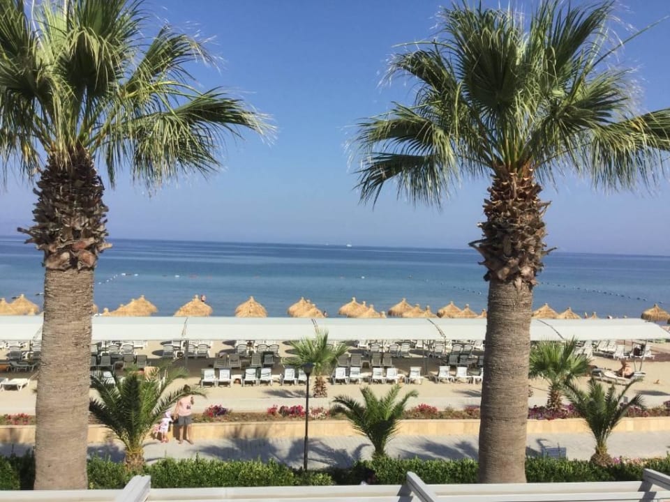 Blick auf den Strand Palm Wings Kusadasi Beach Resort & Spa