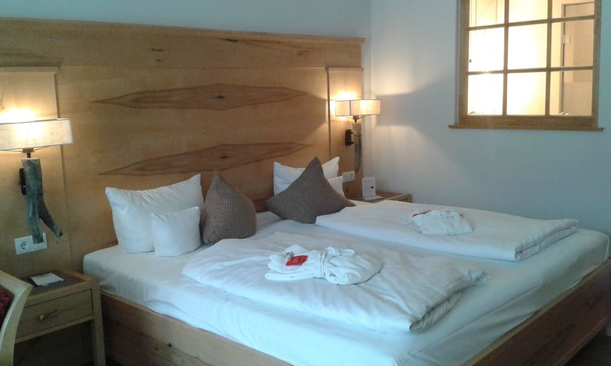 Unser Zimmer mit dem tollen Boxspringbett Berghotel Rehlegg