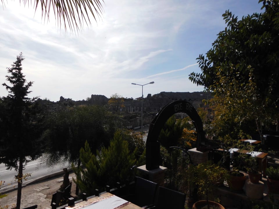 Ausblick Restaurant Leda Beach Hotel