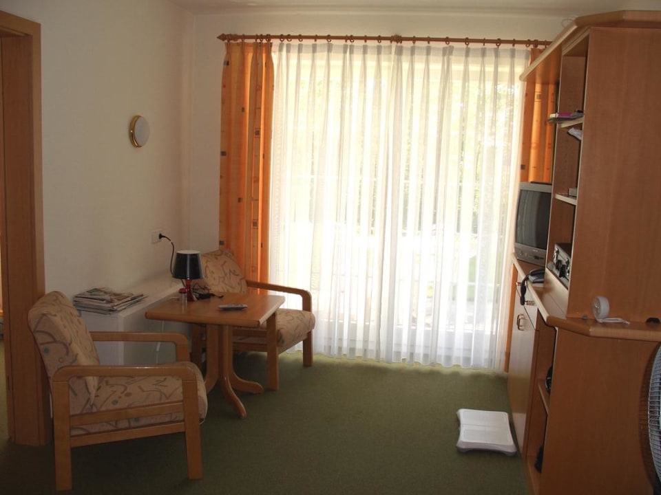 Wohnzimmer (umgestellter Zustand) Landhotel Alte Mühle