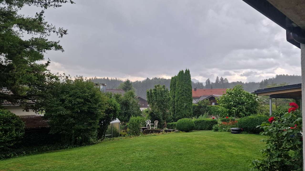 Gartenanlage Haus Bergblick Allgäu