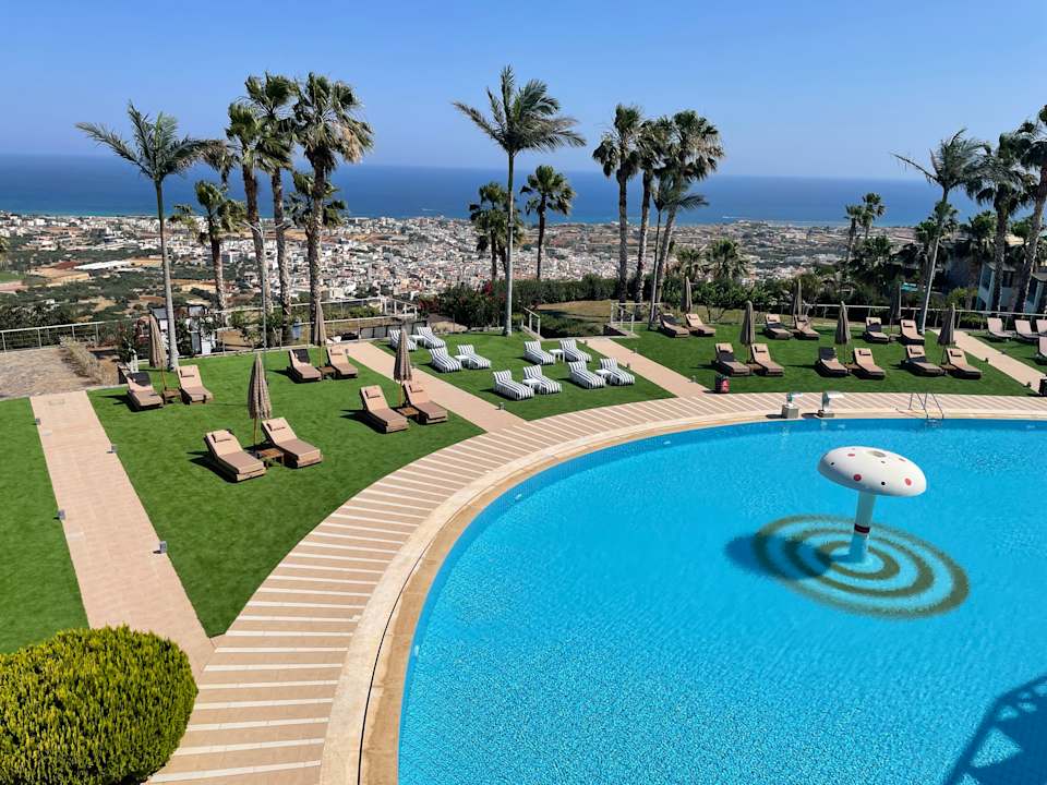 Pool The Noverian Scenic Crete 5 Star Hilltop Villa Resort & Spa