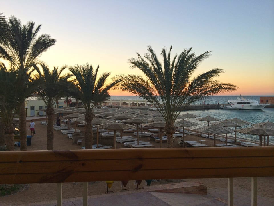 Ausblick vom Zimmer Palm Beach Resort