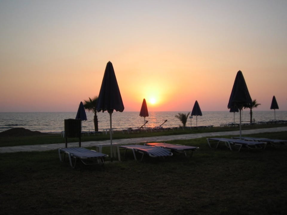 Sonnenuntergang vom Balkon Kefalos Beach Holiday Village
