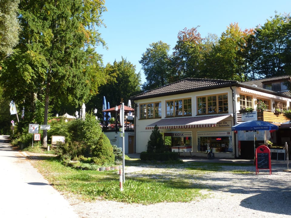 Supermarkt mit Restaurant Campingplatz Hirth