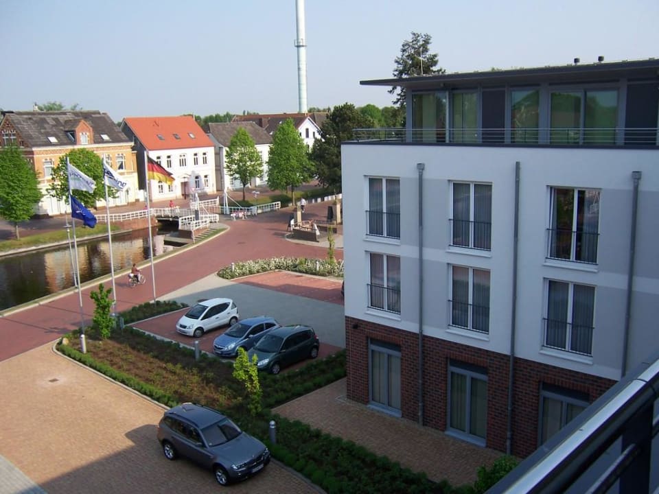 Blick vom Balkon Best Western Plus Hotel Papenburg