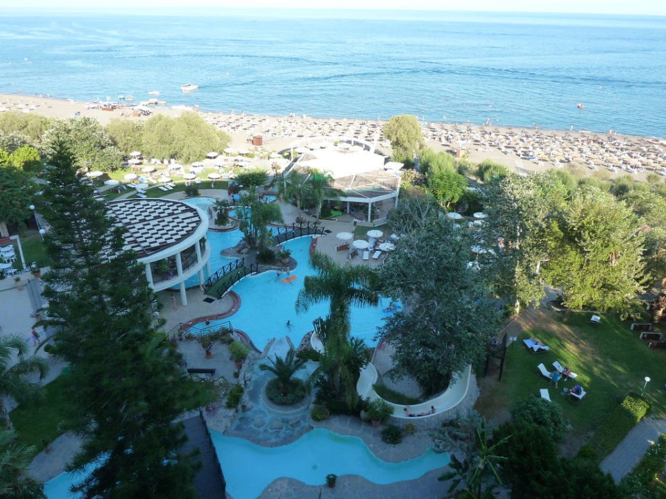 Ausblick aus dem 6.Stock Hotel Calypso Beach
