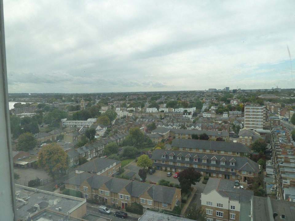 Ausblick 12.OG Hotel Premier Inn London Hammersmith