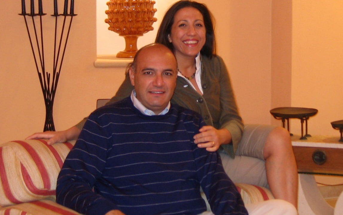 I titolari Gabriee e Simona Masseria Pagani