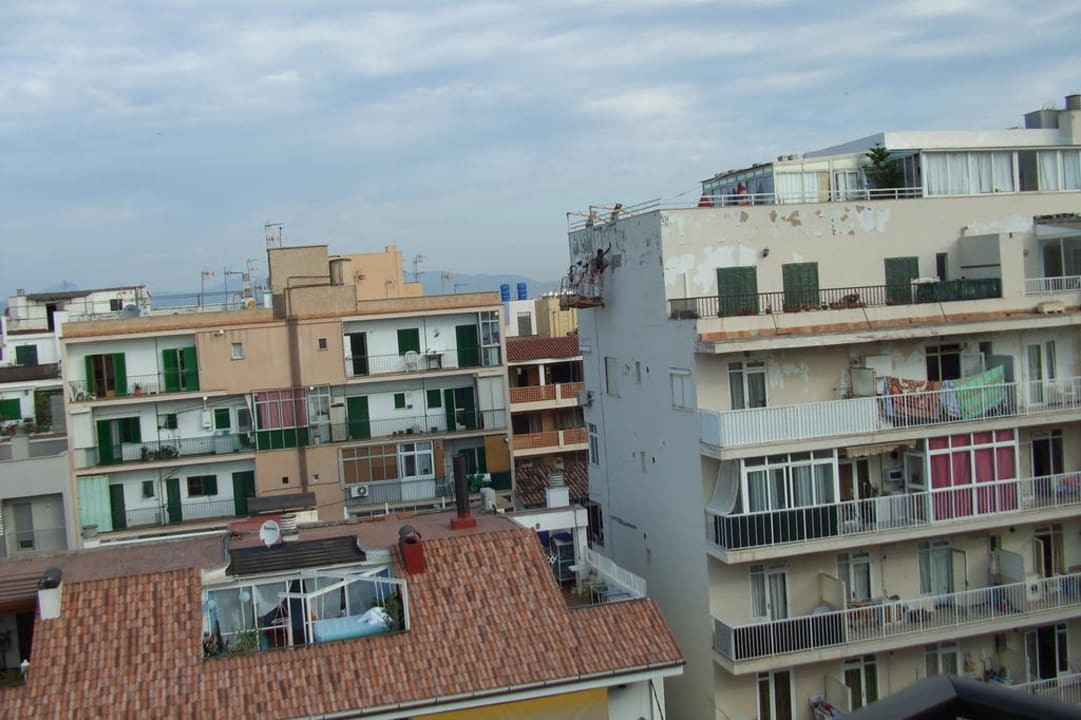 Blick vom 5. Stock Hotel Las Arenas