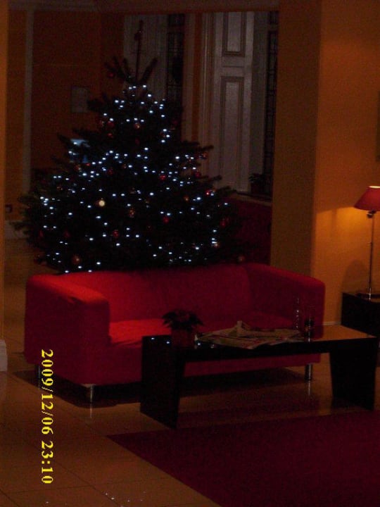 Weihnachten in der Lobby Hotel Lancaster Gate Hyde Park