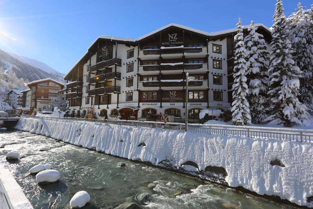 Außenansicht Hotel National Zermatt