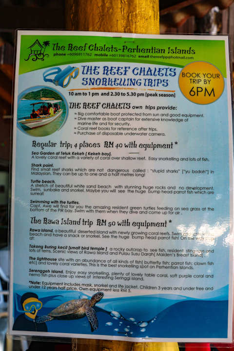 Schnorcheltrips The Reef Chalets Perhentian