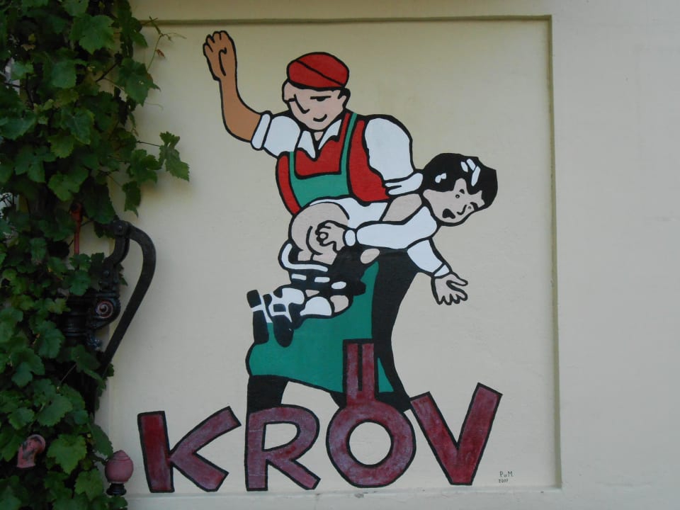 Motiv Kröver Wein (Nacktarsch) Pension Gutsweinschänke Müllers