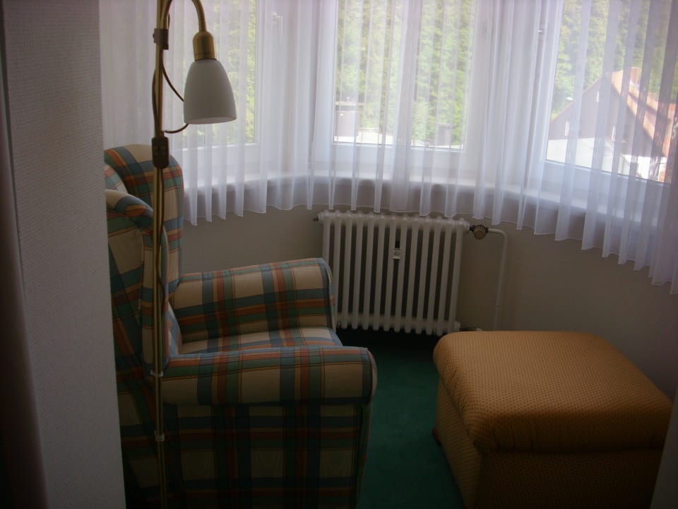 Eine der Sitzgelegenheiten Göbel's Vital Hotel Bad Sachsa