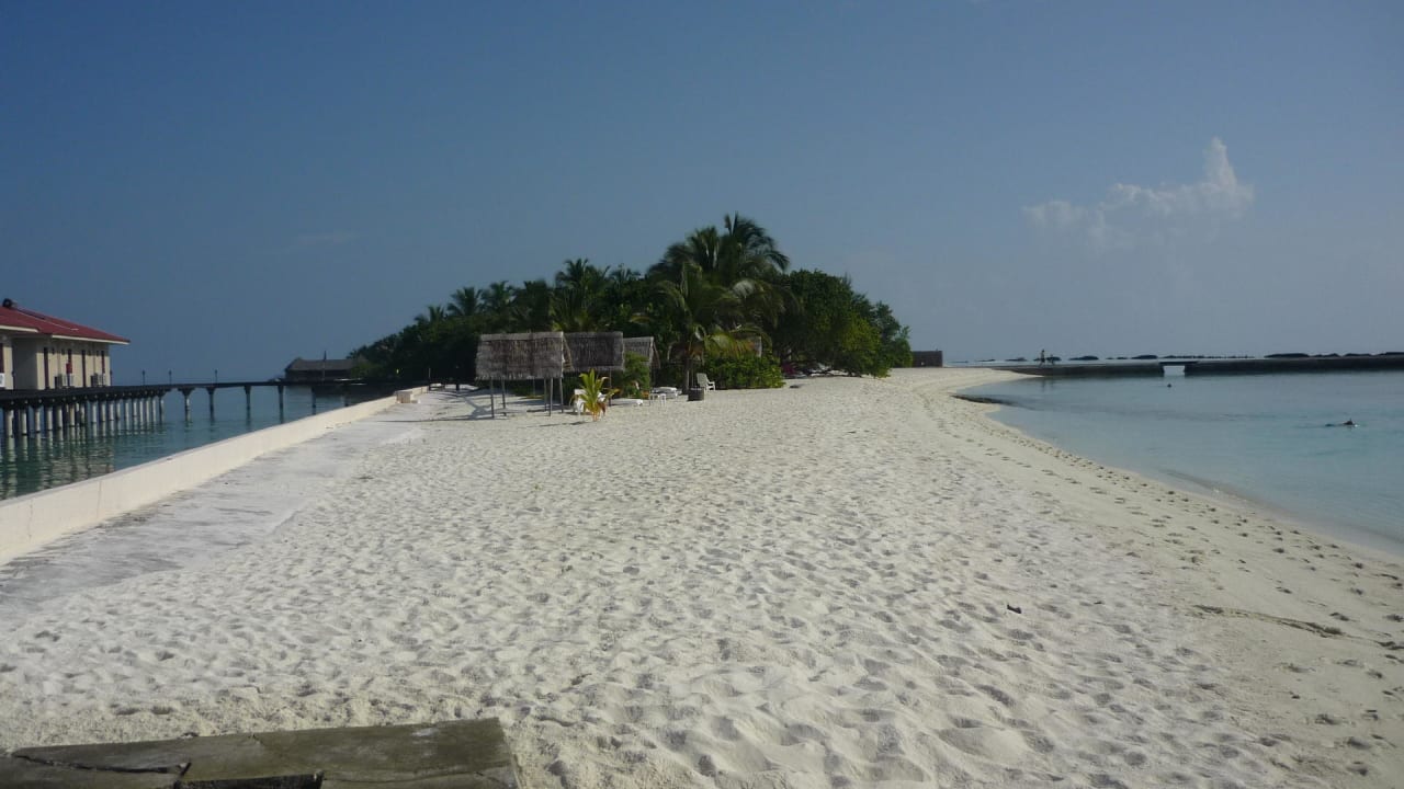 Am Ende der Insel ins Innere Summer Island Maldives
