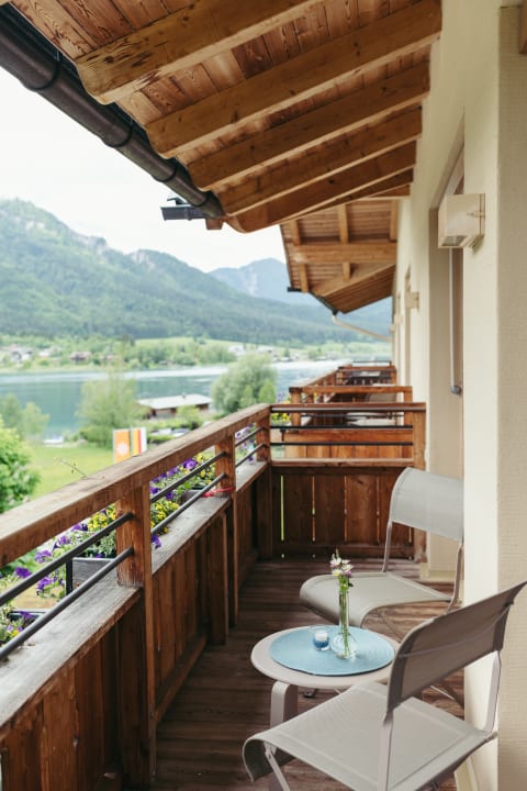Ausblick Strandhotel am Weissensee