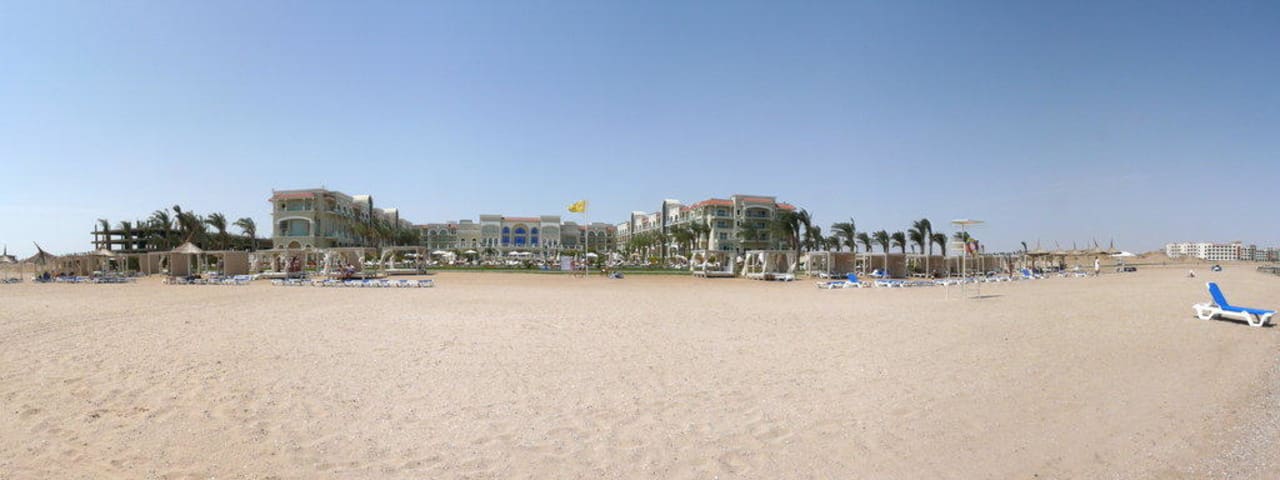 Hotel viewed from the beach Premier Le Reve Hotel & Spa