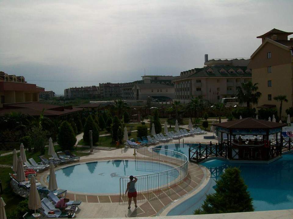 Aussicht vom Balkon Grand Seker Hotel