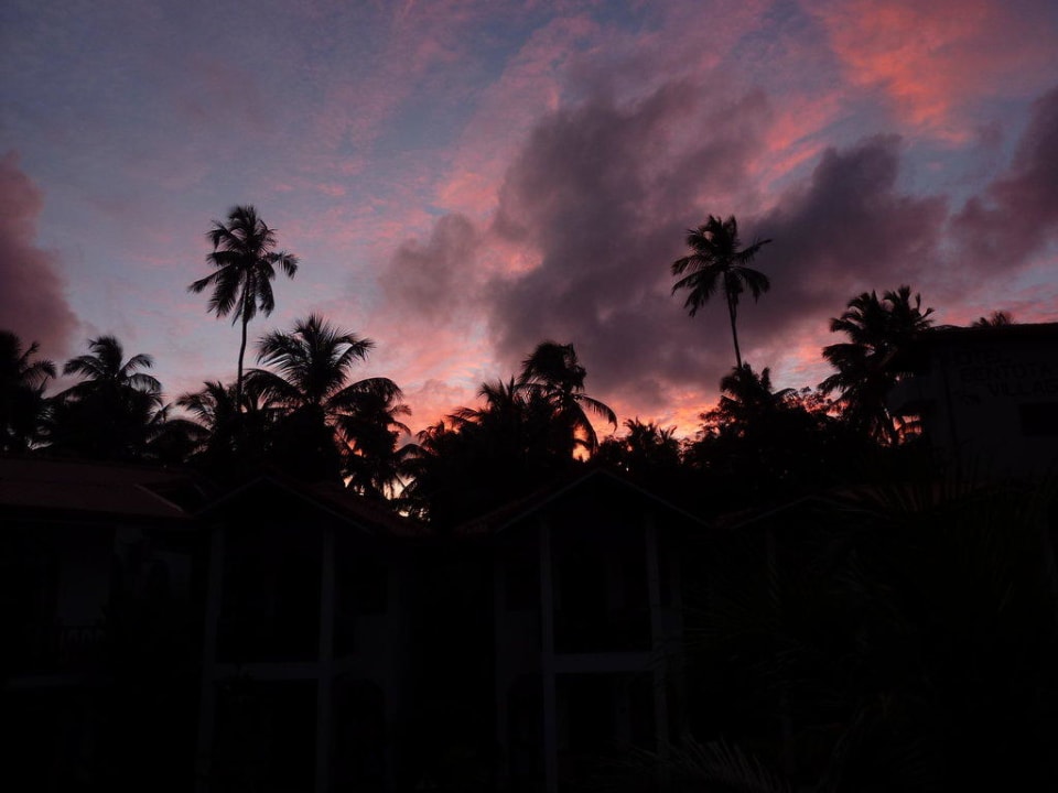 Der obligatorische Sonnenuntergang Hotel Bentota Village