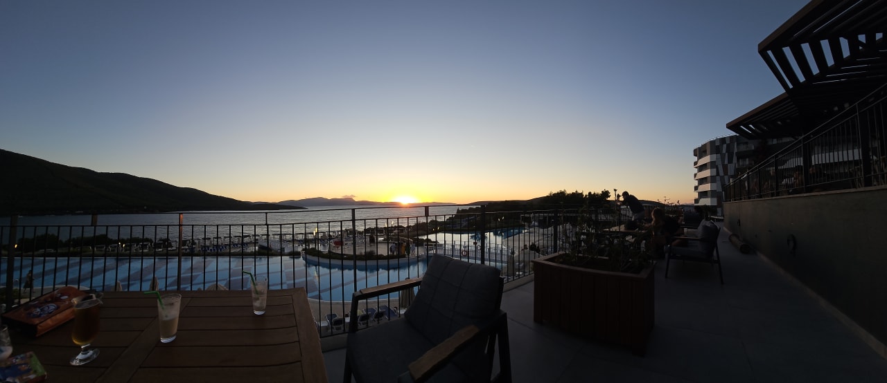 Ausblick La Blanche Island Bodrum
