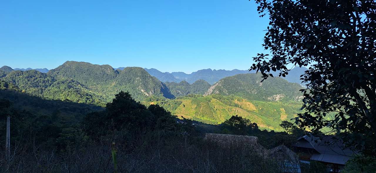 Ausblick Pu Luong Eco Garden