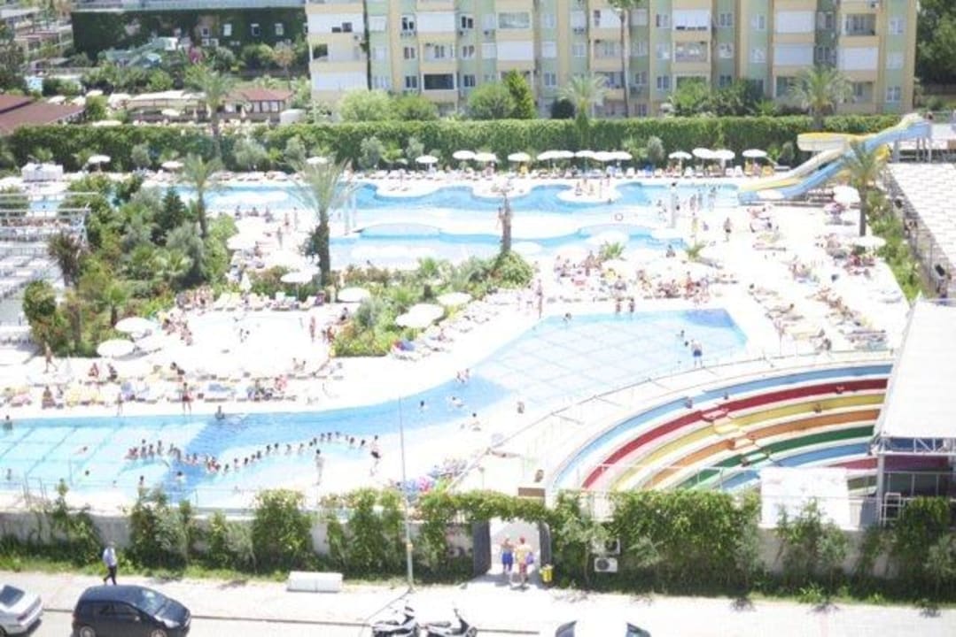 Blick aus dem Zimmer Hotel Royal Garden Beach