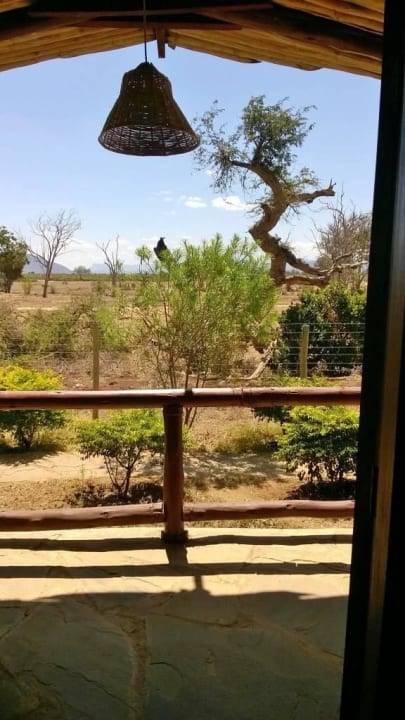 Ausblick vom Zimmer Sentrim Tsavo Lodge