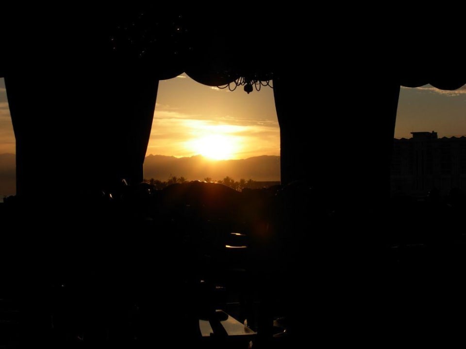Sonnenuntergang/Blick aus Joia-Bar Hotel Delphin Palace