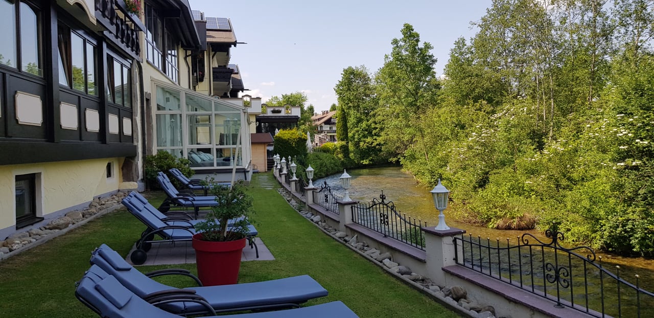 Gartenanlage Parkhotel Burgmühle