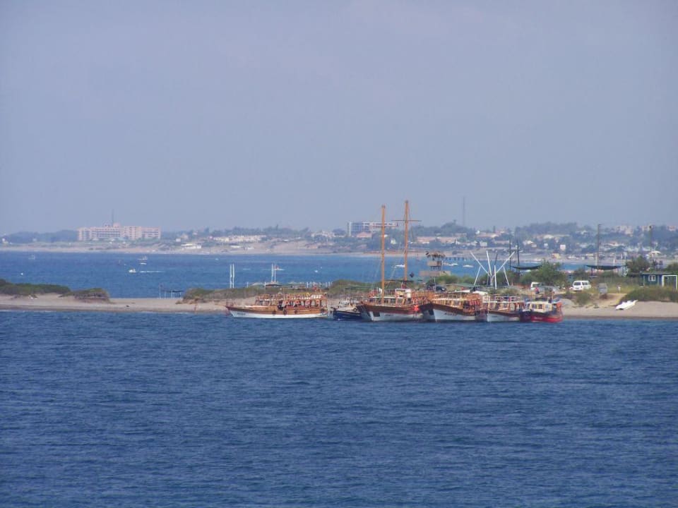 Blick Richtung Manavgat/Side  Hotel Gardenia Beach