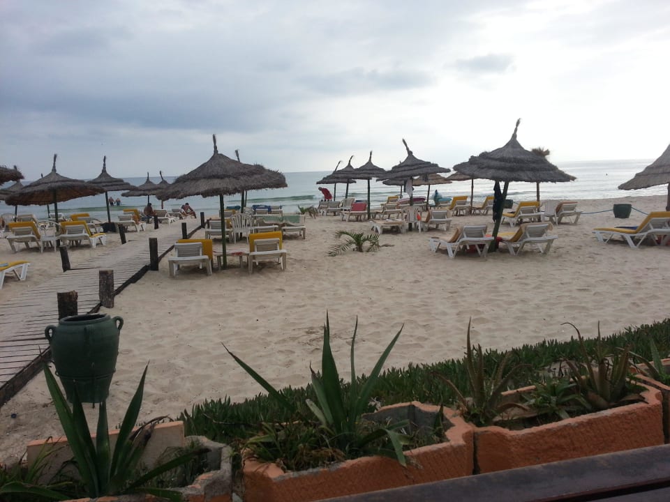 Morgens vor dem Abflug 1.10. El Ksar Resort & Thalasso