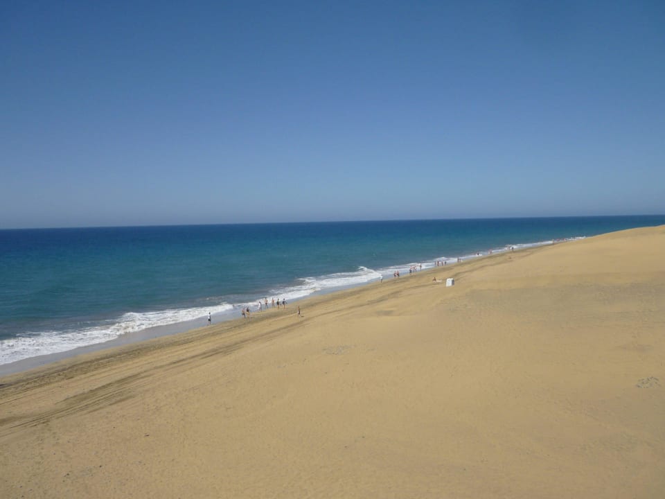 Strand 20-25 Gehminuten entfernt Hotel Riu Gran Canaria