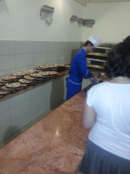 Abends gab es Pizza Club Resort Atlantis