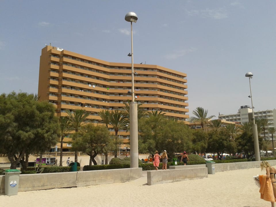 Hotel Pil-lari Playa vom Strand aus allsun Hotel Pil-lari Playa